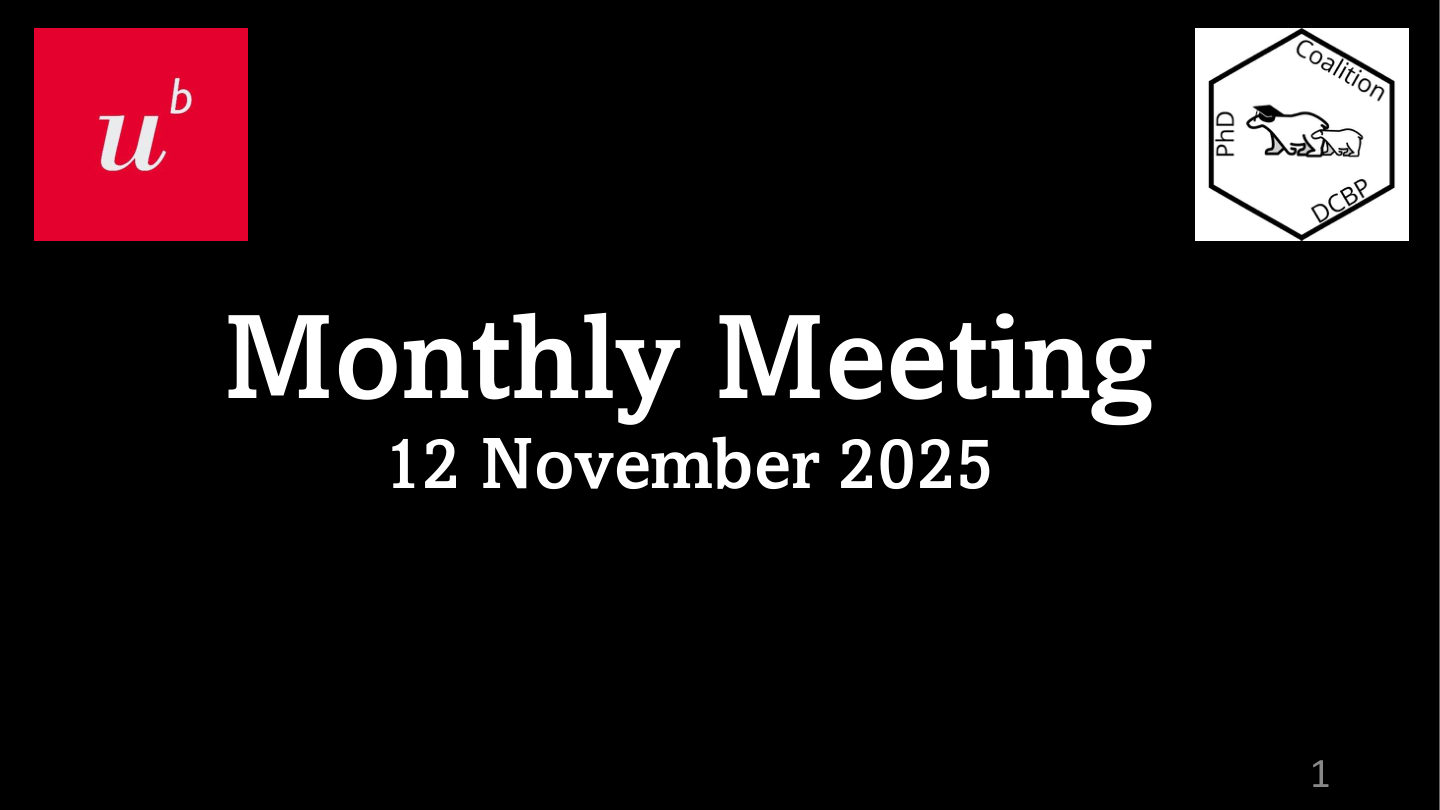 Monthly Meeting November 2025
