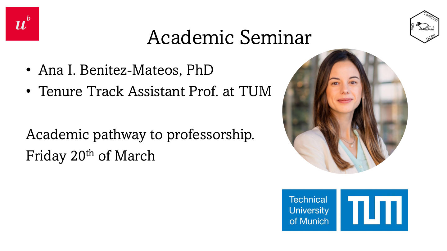 Academic Seminar Ana Benitez