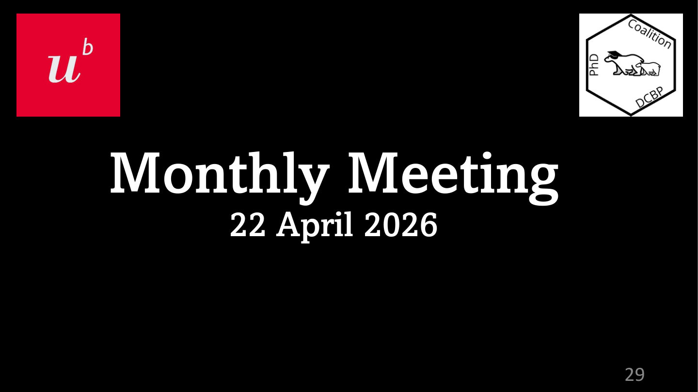Monthly Meeting April 2026